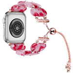 Resin Retractable Chain Watch Band, For Apple Watch Series 9 41mm, For Apple Watch Ultra 49mm