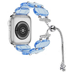 Resin Retractable Chain Watch Band, For Apple Watch Series 8 41mm, For Apple Watch Series 8 45mm