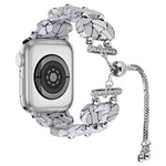 Resin Retractable Chain Watch Band, For Apple Watch Series 3 38mm, For Apple Watch Series 3 42mm