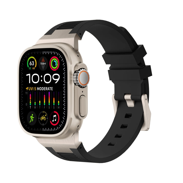 Loners Liquid Silicone Watch Band, For Apple Watch SE 2023 44mm, For Apple Watch Ultra 2 49mm, For Apple Watch Series 9 45mm