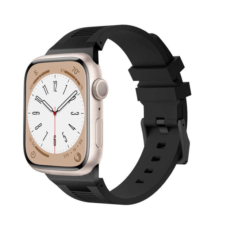 Loners Liquid Silicone Watch Band, For Apple Watch Series 5 44mm, For Apple Watch Series 4 44mm, For Apple Watch Series 3 42mm