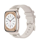 Loners Liquid Silicone Watch Band, For Apple Watch Series 5 44mm, For Apple Watch Series 4 44mm, For Apple Watch Series 3 42mm