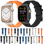 Loners Liquid Silicone Watch Band, For Apple Watch Series 7 45mm, For Apple Watch SE 44mm, For Apple Watch Series 6 44mm