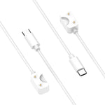 For Samsung Galaxy Fit 3 Official Style Smart Watch Charging Cable, Length: 55cm, USB-C / Type-C, USB-A