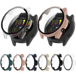 PC + Tempered Film Integrated Watch Protective Case, For Garmin Forerunner 165 / 165 Music