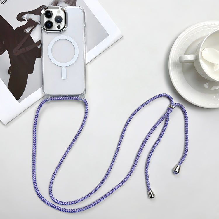 MagSafe Magnetic PC + TPU Phone Case with Lanyard, For iPhone 14 Pro Max, For iPhone 13 Pro Max, For iPhone 13 Pro, For iPhone 13