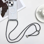 MagSafe Magnetic PC + TPU Phone Case with Lanyard, For iPhone 14 Pro Max, For iPhone 13 Pro Max, For iPhone 13 Pro, For iPhone 13
