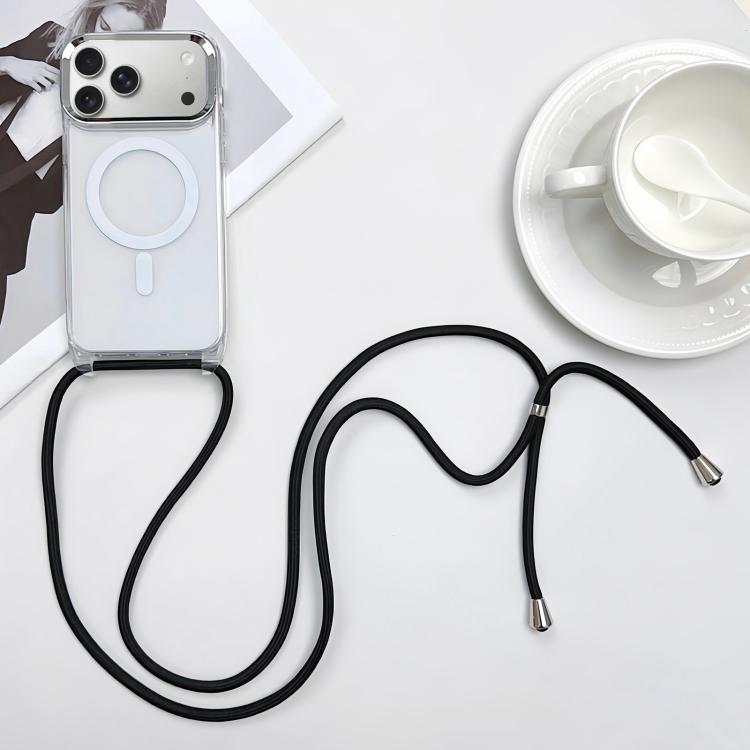 MagSafe Magnetic PC + TPU Phone Case with Lanyard, For iPhone 17e / 16e, For iPhone 17 Pro Max, For iPhone 17 Pro, For iPhone 17