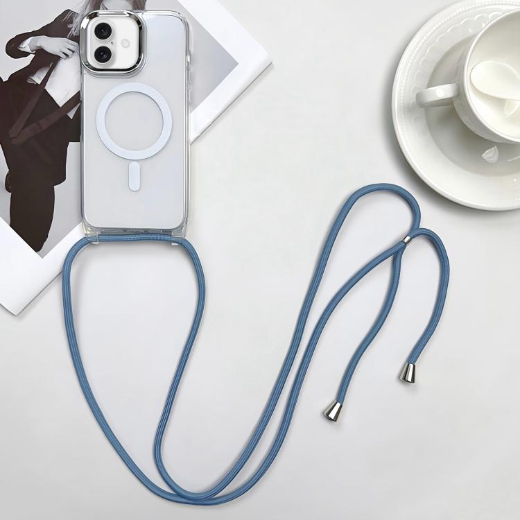 MagSafe Magnetic PC + TPU Phone Case with Lanyard, For iPhone 17e / 16e, For iPhone 17 Pro Max, For iPhone 17 Pro, For iPhone 17