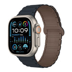 I-Shaped Magnetic Silicone Watch Band, For Apple Watch Series 9 45mm, For Apple Watch Series 9 41mm, For Apple Watch Ultra 49mm