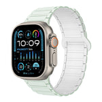 I-Shaped Magnetic Silicone Watch Band, For Apple Watch Series 9 45mm, For Apple Watch Series 9 41mm, For Apple Watch Ultra 49mm