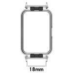 18mm Metal Frame Watch Protective Case, For Samsung Galaxy Fit 3