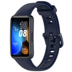 Solid Color Colorful Buckle Silicone Watch Band, For Huawei Band 10 / 9 / 8