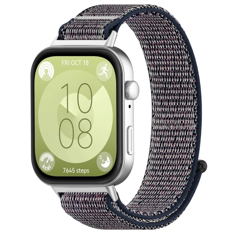 Nylon Loop Hook and Loop Fastener Watch Band, For Huawei Watch Fit3