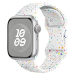 Hole Style Butterfly Buckle Camouflage Silicone Watch Band, For Apple Watch Series 6 40mm, For Apple Watch Series 6 44mm, For Apple Watch Series 5 44mm, For Apple Watch Series 5 40mm