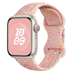 Hole Style Butterfly Buckle Camouflage Silicone Watch Band, For Apple Watch Series 2 42mm, For Apple Watch Series 2 38mm, For Apple Watch 42mm, For Apple Watch 38mm