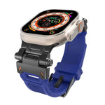 Stainless Steel Connector TPU Watch Band, For Apple Watch SE 2023 44mm, For Apple Watch Ultra 2 49mm