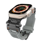 Stainless Steel Connector TPU Watch Band, For Apple Watch Series 9 45mm, For Apple Watch Ultra 49mm