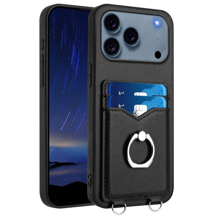 R20 Ring Card Holder Phone Case, For iPhone 17 Pro Max, For iPhone 17 Pro, For iPhone 17, For iPhone Air, For iPhone 15 Pro Max, For iPhone 15 Pro, For iPhone 15 Plus, For iPhone 15