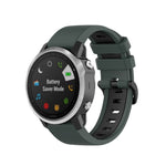 Silicone Two-color Strap, For Garmin Fenix 6