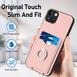 R20 Crossbody Rope Ring Card Holder Phone Case, For iPhone 14 Plus, For iPhone 14, For iPhone 14 Pro, For iPhone 14 Pro Max, For iPhone SE 2022 / SE 2020 / 8, For iPhone 13 Pro Max, For iPhone 13 Pro, For iPhone 13