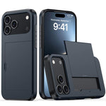 Shockproof Armor Phone Case with Card Slot, For iPhone 17 Pro Max, For iPhone 17 Pro, For iPhone 17, For iPhone Air
