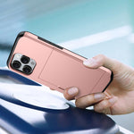 Shockproof Armor Phone Case with Card Slot, For iPhone 17 Pro Max, For iPhone 17 Pro, For iPhone 17, For iPhone Air