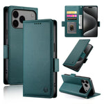 Side Buckle Magnetic Frosted Leather Phone Case, For iPhone 17e / 16e, For iPhone 17 Pro Max, For iPhone 17 Pro, For iPhone 17, For iPhone Air, For iPhone 16 Pro Max
