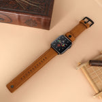 Genuine Leather Replacement Strap Watchband, For Apple Watch 5 & 4 40mm / 3 & 2 & 1 38mm