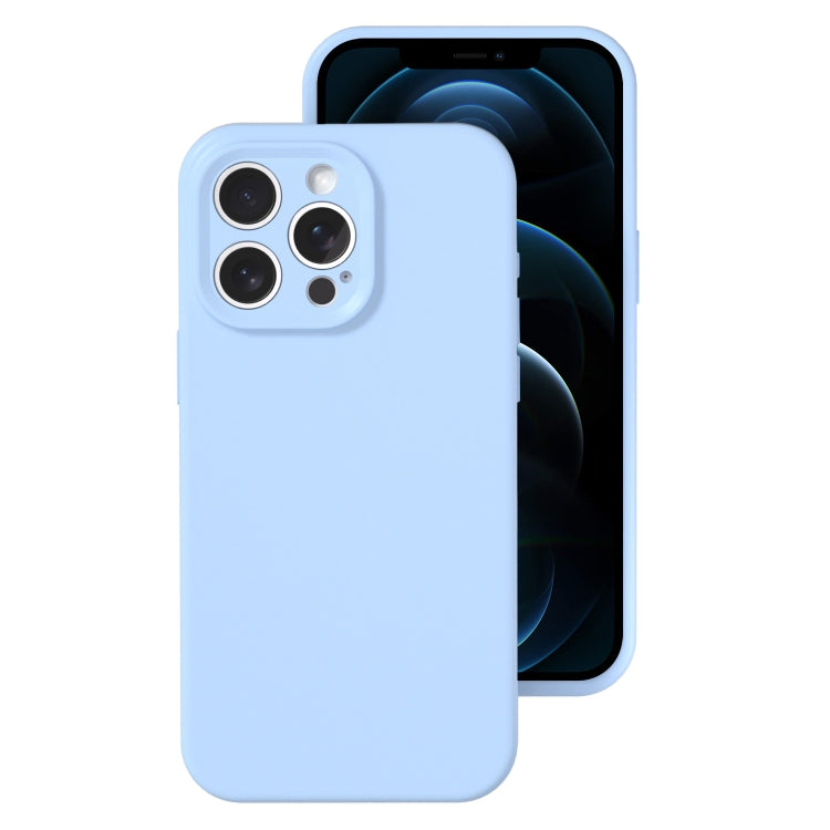 Precise Hole Liquid Silicone Jelly Color Full Coverage Phone Case, For iPhone 12 Pro Max