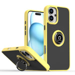 Q Shadow 1 Series TPU + PC Phone Case with Ring, For iPhone 16 Pro, For iPhone 16 Plus, For iPhone 15 Pro Max, For iPhone 15 Pro, For iPhone 15 Plus, For iPhone 15