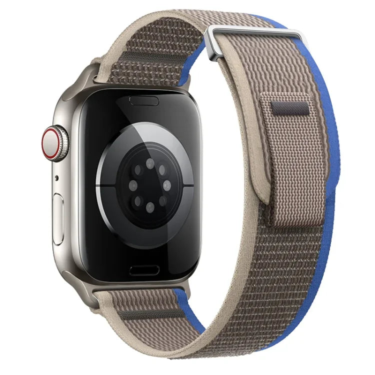Dual-Section Loop Nylon Watch Band, For Apple Watch SE 2023 44mm, For Apple Watch SE 2023 40mm
