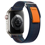 Dual-Section Loop Nylon Watch Band, For Apple Watch SE 2023 44mm, For Apple Watch SE 2023 40mm