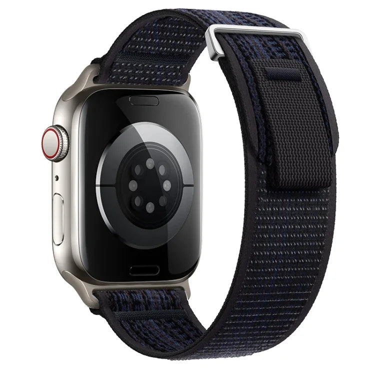 Dual-Section Loop Nylon Watch Band, For Apple Watch Ultra 2 49mm, For Apple Watch Series 9 45mm