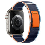 Dual-Section Loop Nylon Watch Band, For Apple Watch Ultra 2 49mm, For Apple Watch Series 9 45mm