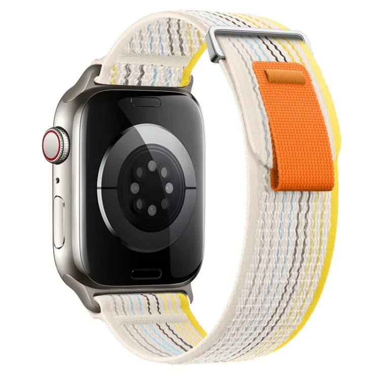 Dual-Section Loop Nylon Watch Band, For Apple Watch Ultra 2 49mm, For Apple Watch Series 9 45mm
