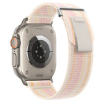 Dual-Section Loop Nylon Watch Band, For Apple Watch Series 9 41mm, For Apple Watch Ultra 49mm