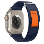 Dual-Section Loop Nylon Watch Band, For Apple Watch Series 9 41mm, For Apple Watch Ultra 49mm