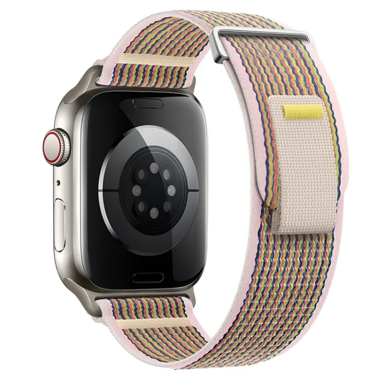 Dual-Section Loop Nylon Watch Band, For Apple Watch Series 8 41mm, For Apple Watch Series 8 45mm