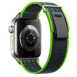 Dual-Section Loop Nylon Watch Band, For Apple Watch SE 2022 40mm, For Apple Watch SE 2022 44mm
