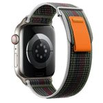 Dual-Section Loop Nylon Watch Band, For Apple Watch Series 7 41mm, For Apple Watch Series 7 45mm