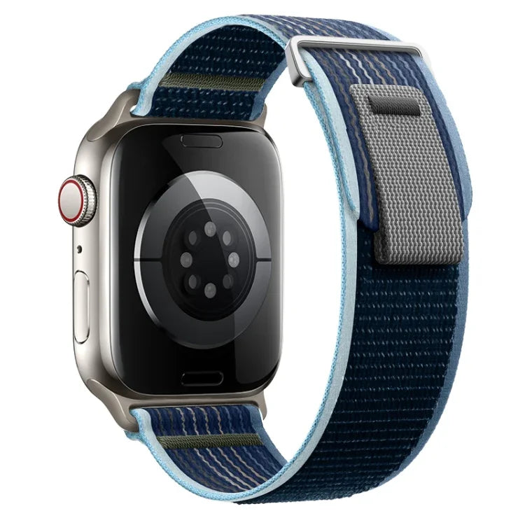 Dual-Section Loop Nylon Watch Band, For Apple Watch Series 5 44mm, For Apple Watch Series 5 40mm