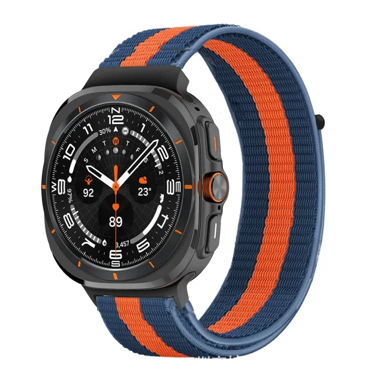 Plastic Connector Nylon Loop Watch Band, For Samsung Galaxy Watch Ultra 47mm / Ultra 2025