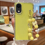 TPU + PC + Glitter Sequins Full Coverage Phone Case with Bracelet, For iPhone XR, For iPhone XS Max, For iPhone 6 Plus / 7 Plus / 8 Plus