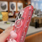 TPU + PC + Glitter Sequins Full Coverage Phone Case with Bracelet, For iPhone XR, For iPhone XS Max, For iPhone 6 Plus / 7 Plus / 8 Plus
