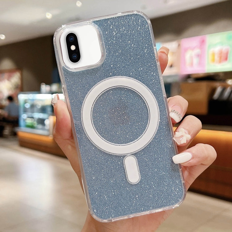 Acrylic Transparent Glitter MagSafe Phone Case, For iPhone XS Max, For iPhone 8 Plus / 7 Plus
