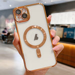 Electroplating MagSafe Phone Case, For iPhone 16 Pro, For iPhone 16 Plus, For iPhone 16, For iPhone 15 Pro Max, For iPhone 15 Pro, For iPhone 15 Plus