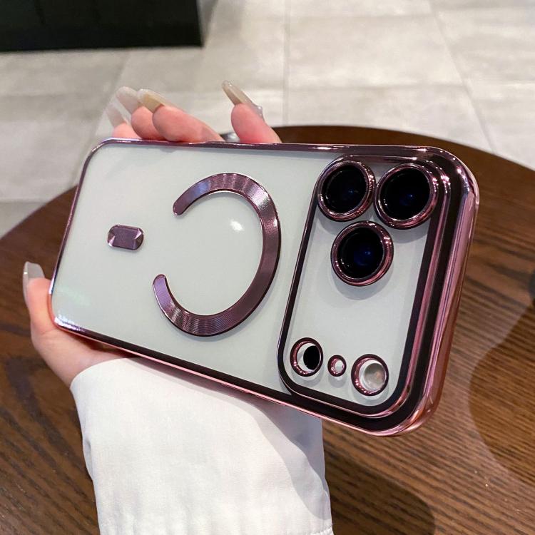 Electroplating MagSafe Phone Case, For iPhone 17e / 16e, For iPhone 17 Pro Max, For iPhone 17 Pro, For iPhone 17, For iPhone Air, For iPhone 16 Pro Max