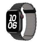 Tri-beads Magnetic Hoop Silicone Watch Band, For Apple Watch Series 9 41mm