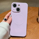 Solid Color Liquid Silicone MagSafe Magnetic Phone Case, For iPhone 13 Pro, For iPhone 13, For iPhone 12